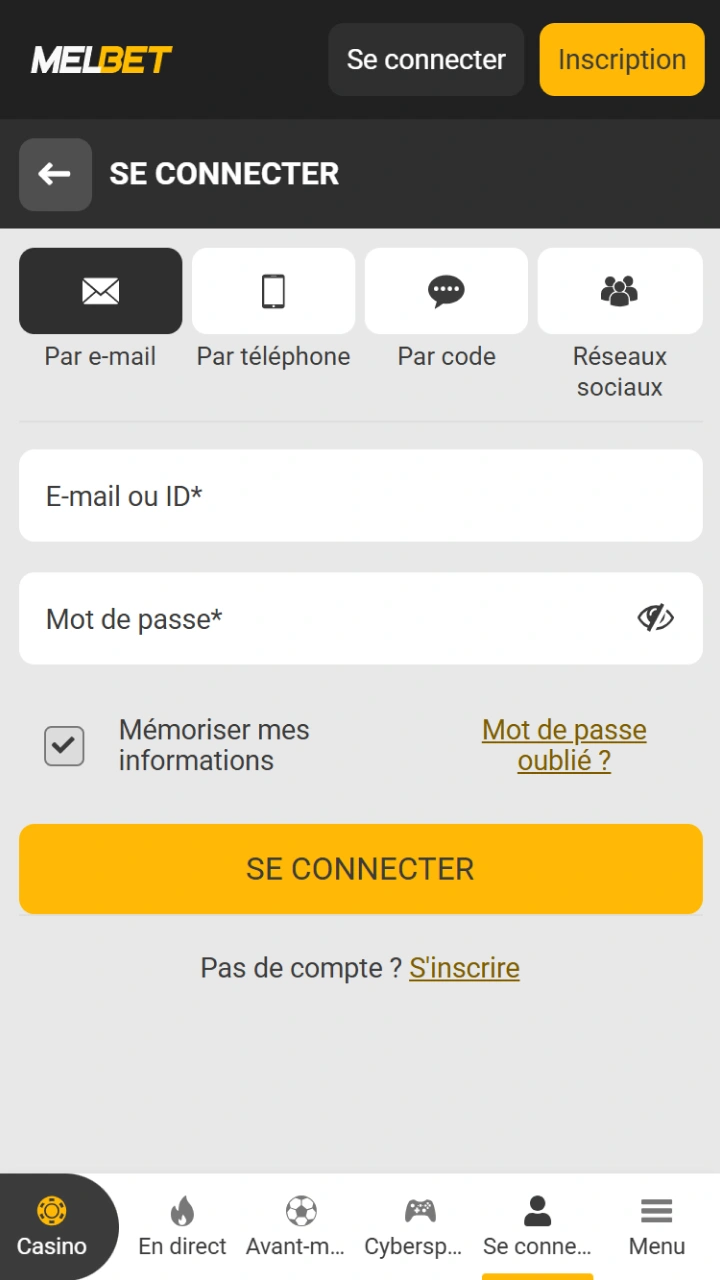 Connectez-vous à votre compte Melbet sécurisé pour gérer vos bonus et promotions.