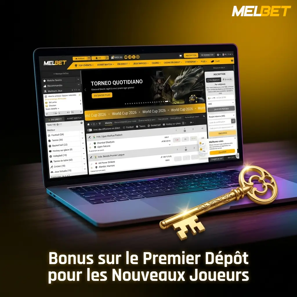 Melbet bonus bienvenue 150% premier dépôt jusqu'à 433,69 EUR pour nouveaux joueurs en France